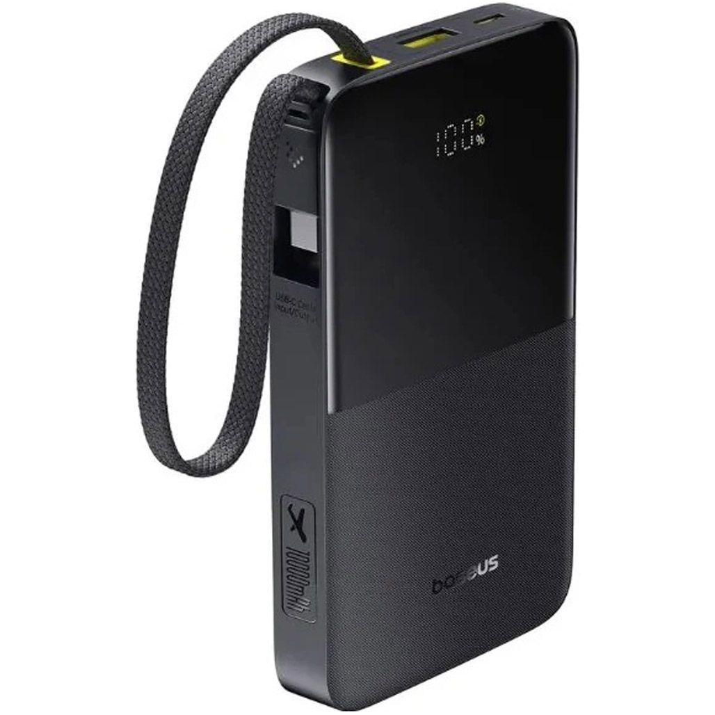 Зовнішній акумулятор повербанк BASEUS EnerFill FC51 Bipow 2 Pro 22,5W 10000mAh Black (E0027600)