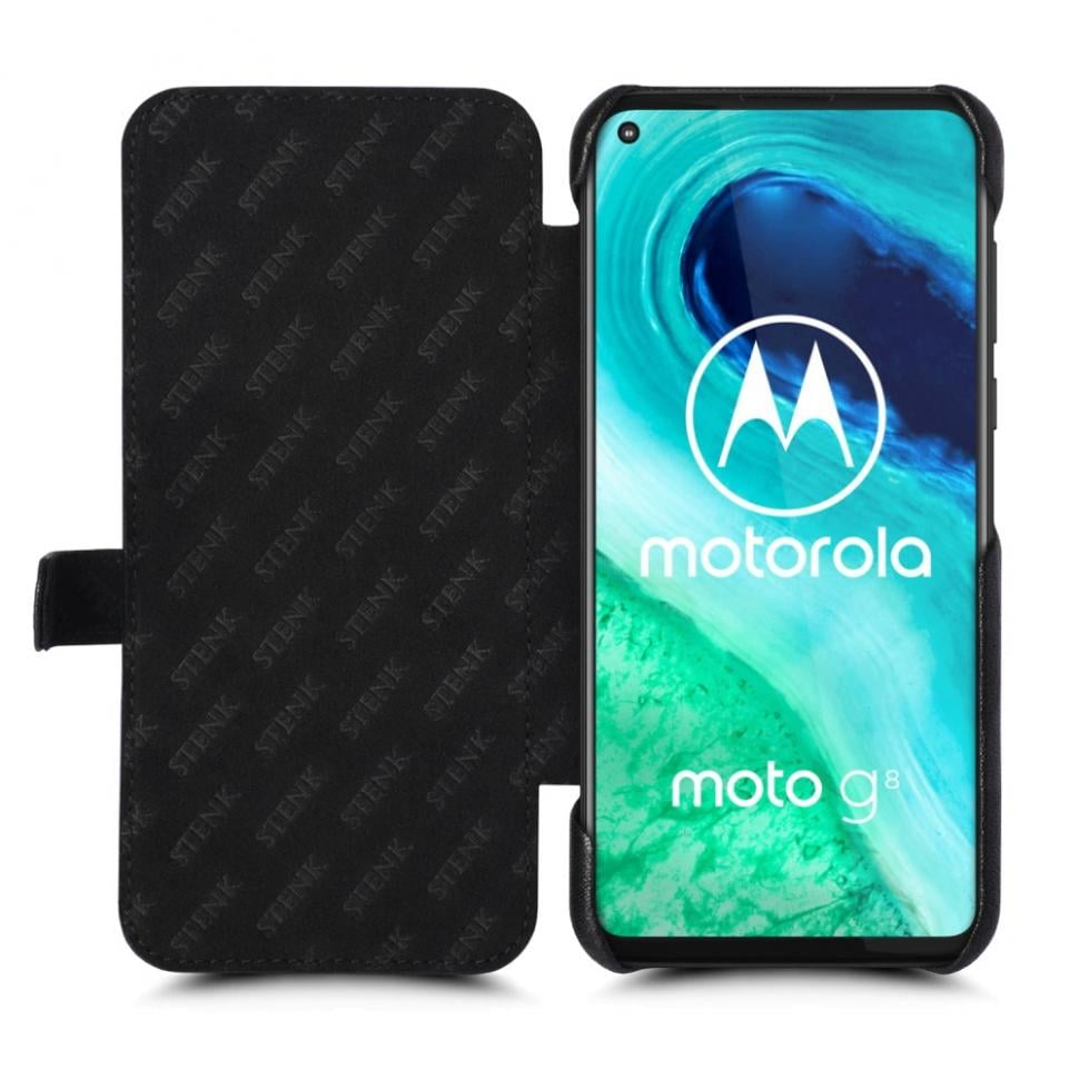 Чохол книжка Stenk Premium для Motorola Moto G8 Чорний (68513)