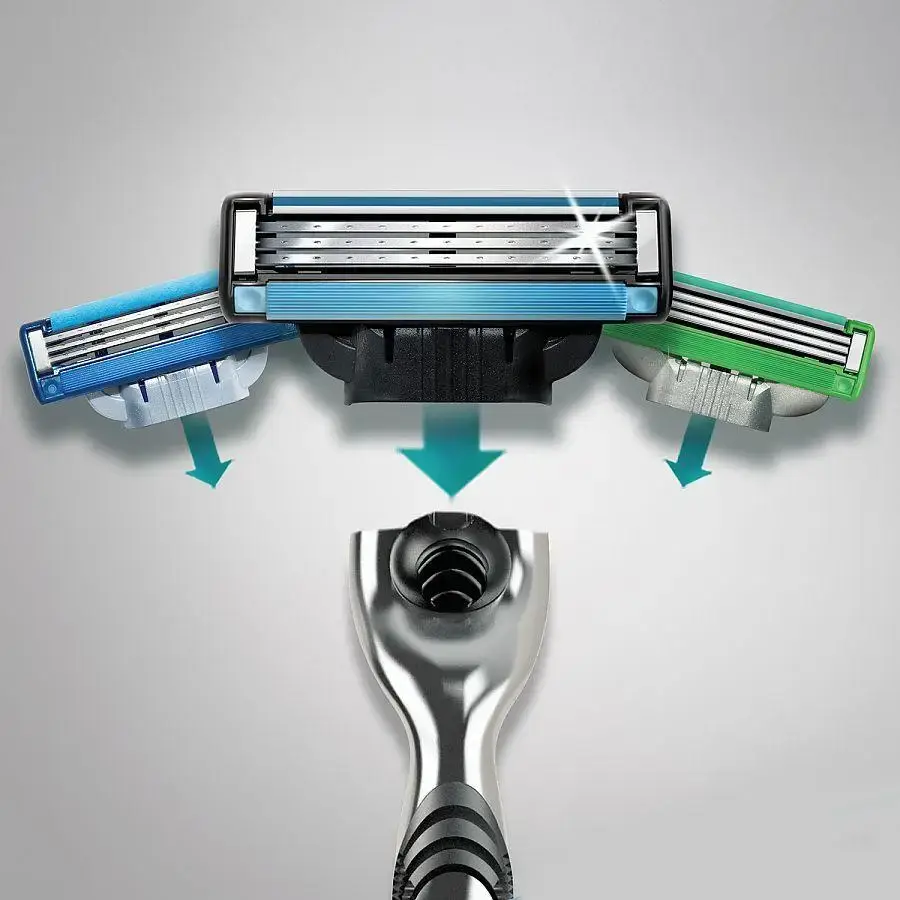 Лезвия для бритья Gillette Mach3 8 шт. (LQBBBJ) - фото 3