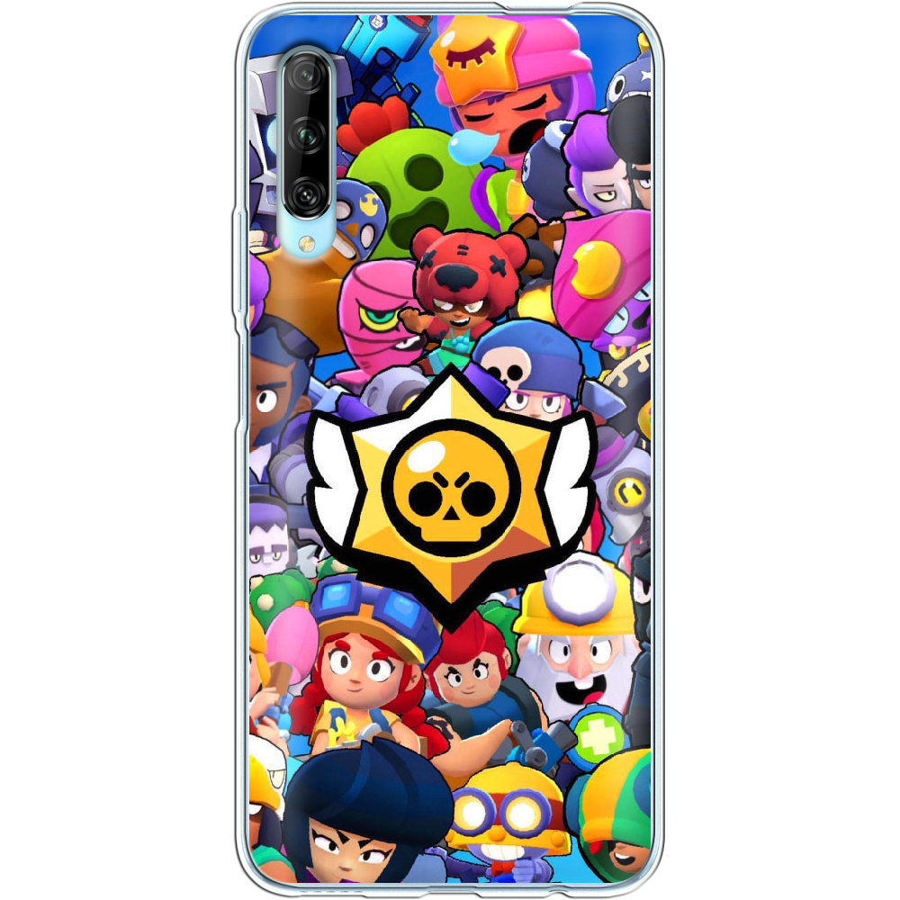 Чохол Boxface Huawei P Smart Pro Brawl Stars Прозорий силікон (38612-up2389-38612)