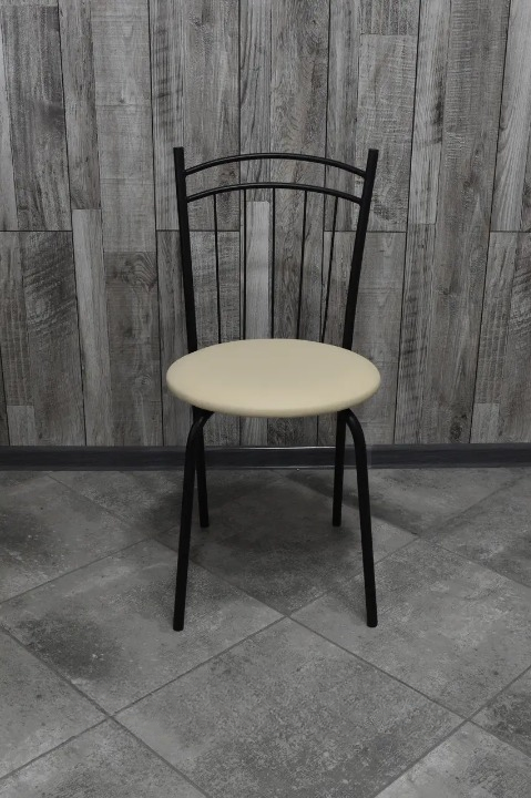 Кухонний cтілець FOSKA 35х83 см Білий/Чорний (28374031)