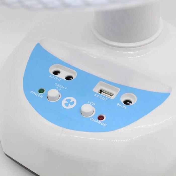 Вентилятор SONALAS 2 led лампи Білий (SL662) - фото 4 Вентилятор SONALAS 2 led лампи Білий (SL662) - фото 4