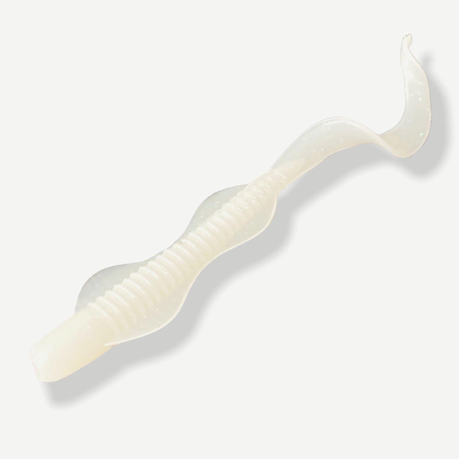 Силиконовая приманка Big Baits Cobra речная серия 2,5" 8 шт. # 110 Pearl (2253110)