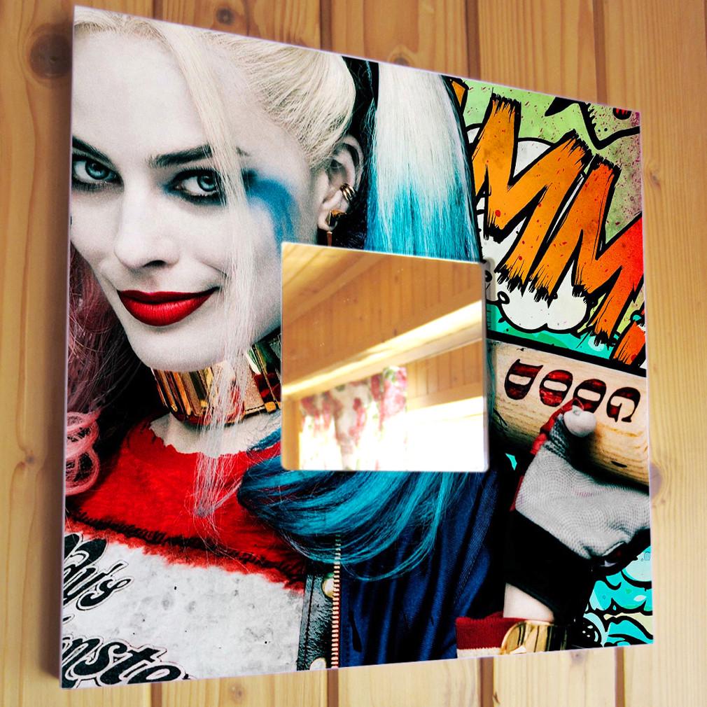 Зеркало декоративное Harley Quinn 260х260 мм (M00985)