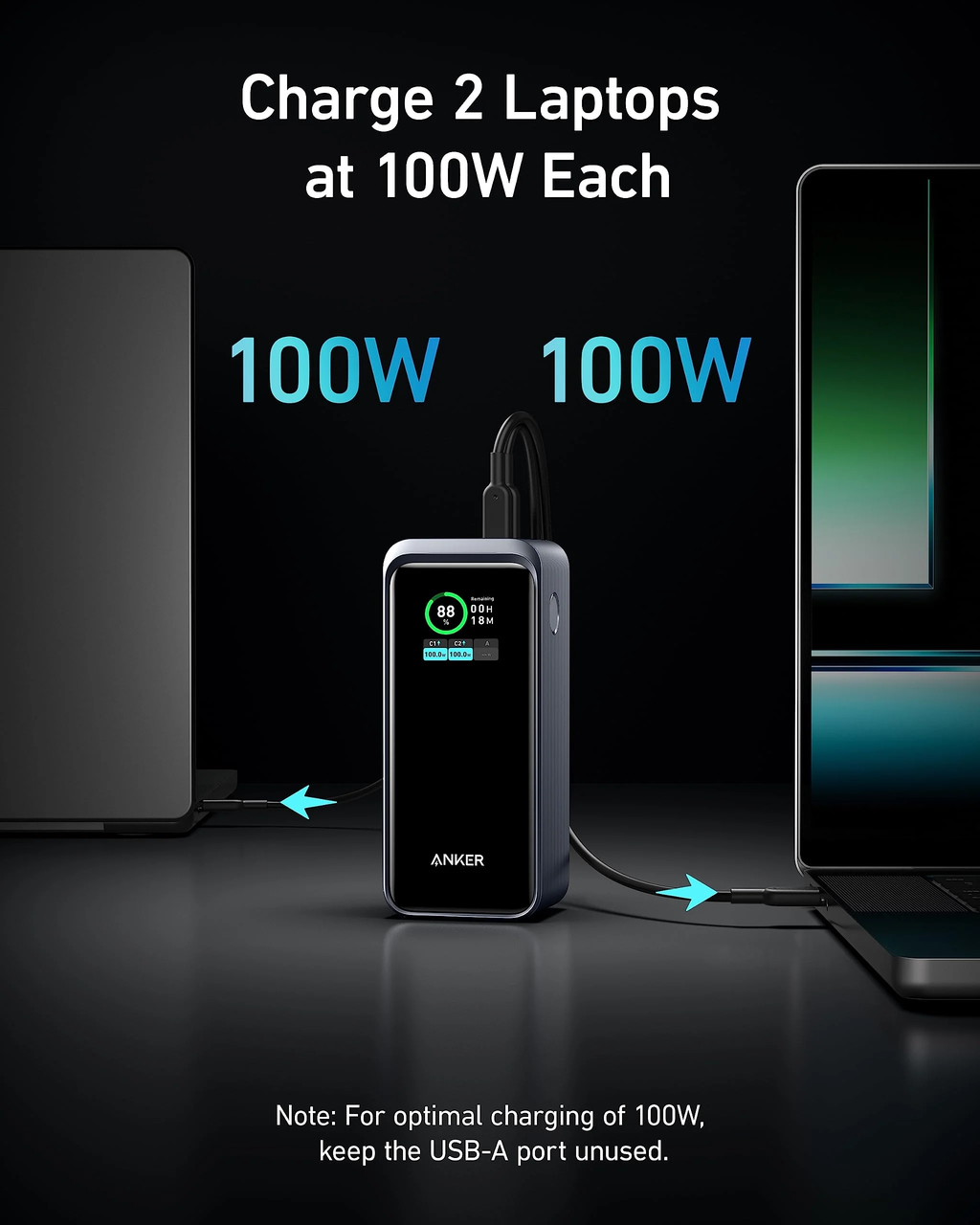 Внешний аккумулятор Anker Prime 20000 mAh PowerBank 200W Black (A1336) - фото 2