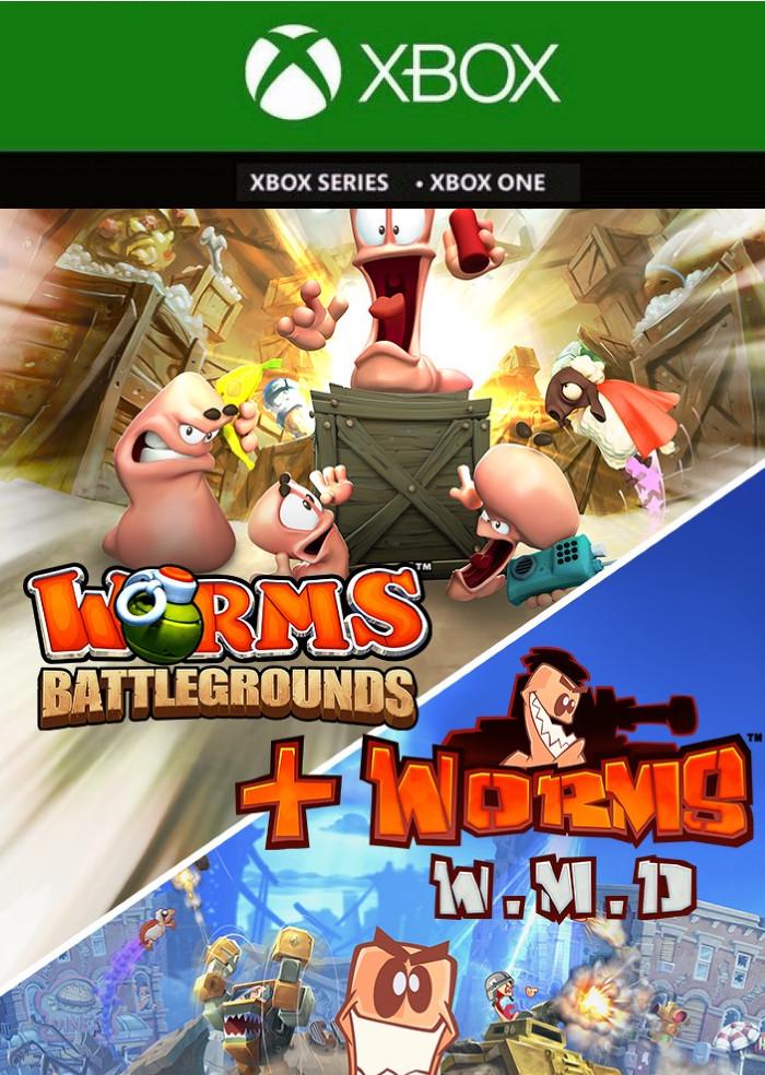 Ключ активации Worms Battlegrounds и Worms W.M.D для Xbox One/Series (52760597)