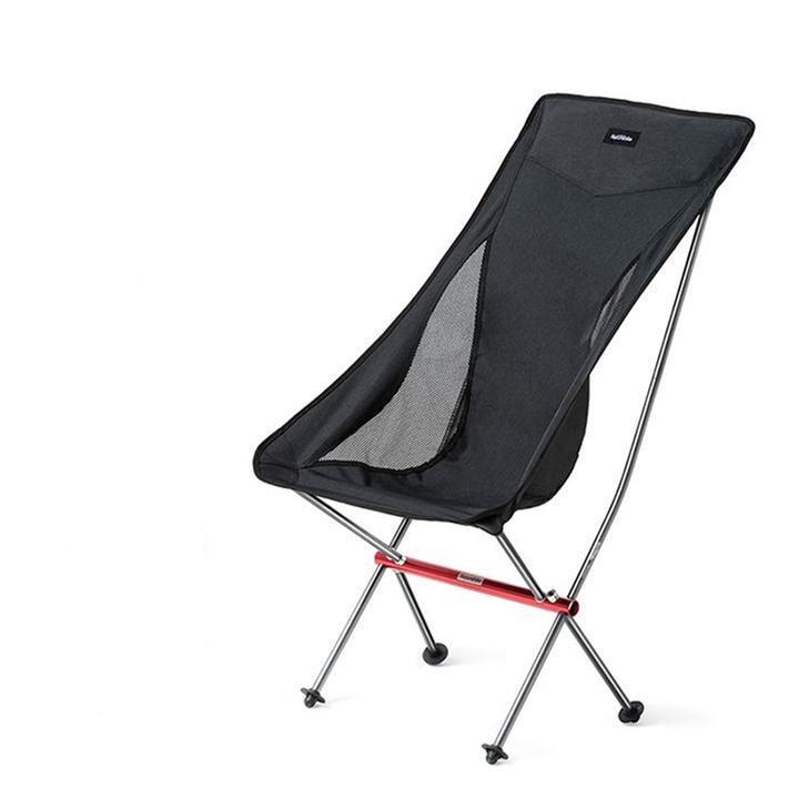 Кресло туристическое складное Naturehike YL06 New Backrest Chair NH18Y060-Z Black
