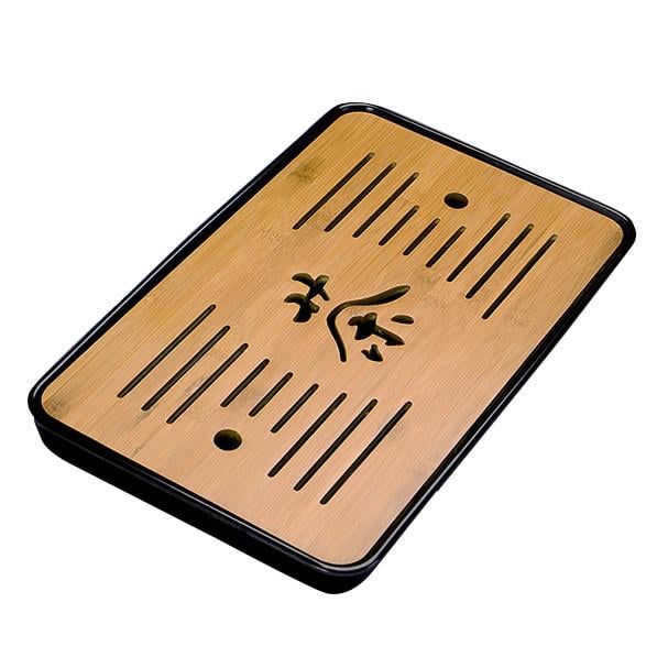 Чабань-доска для чайной церемонии прямоугольная Lesko #22 бамбуковая 32,5х19х4 см Black (24366565) Чабань-доска для чайной церемонии прямоугольная Lesko #22 бамбуковая 32,5х19х4 см Black (24366565)