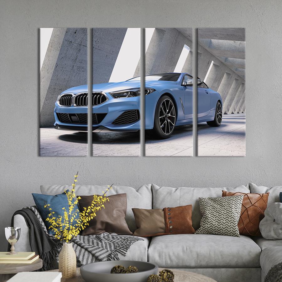 Картина на холсте Яркий спортивный автомобиль 149x93 см (1295-41)