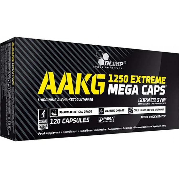 Аргінін Olimp AAKG 1250 Extreme Mega капсул 120 капсул