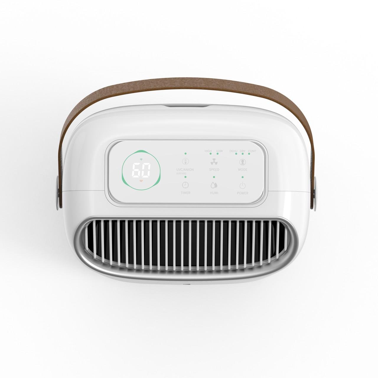 Осушувач повітря EvoAir NovaDry 12 Smart 12 л/24 год датчик вологості/іонізація/УФ-лампа/сушіння одягу резервуар 2,5 л (2662799598) - фото 5 Осушувач повітря EvoAir NovaDry 12 Smart 12 л/24 год датчик вологості/іонізація/УФ-лампа/сушіння одягу резервуар 2,5 л (2662799598) - фото 5