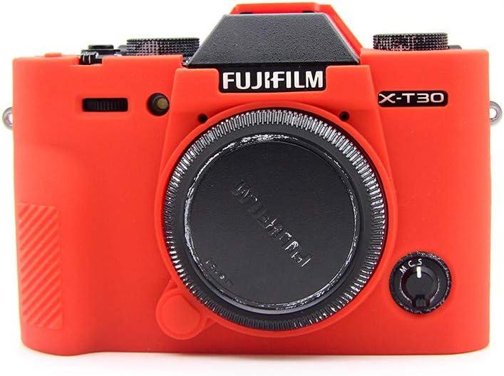 Чехол защитный для фотоаппаратов силиконовый FujiFilm X-T30 Красный