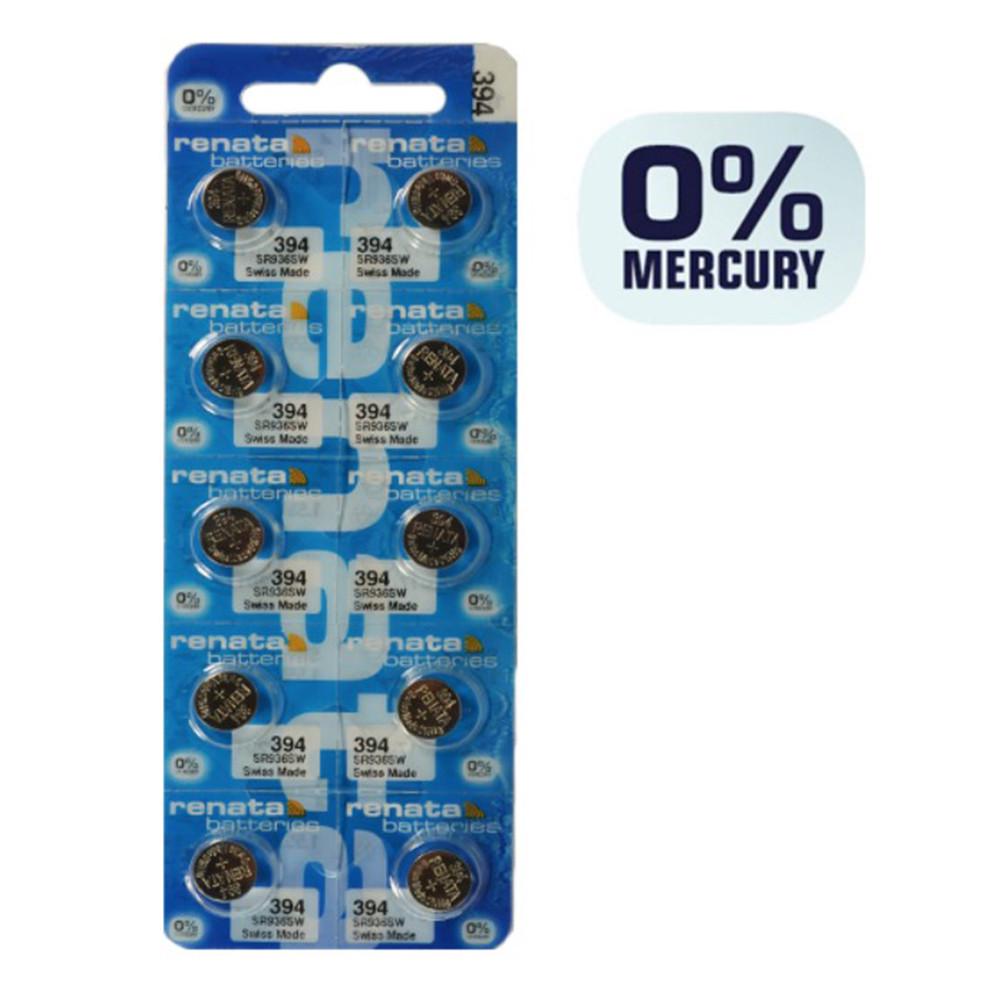 Батарейка годинникова Renata 1 шт. R394 Silver Oxide (SR936SW) - фото 3 Батарейка годинникова Renata 1 шт. R394 Silver Oxide (SR936SW) - фото 3