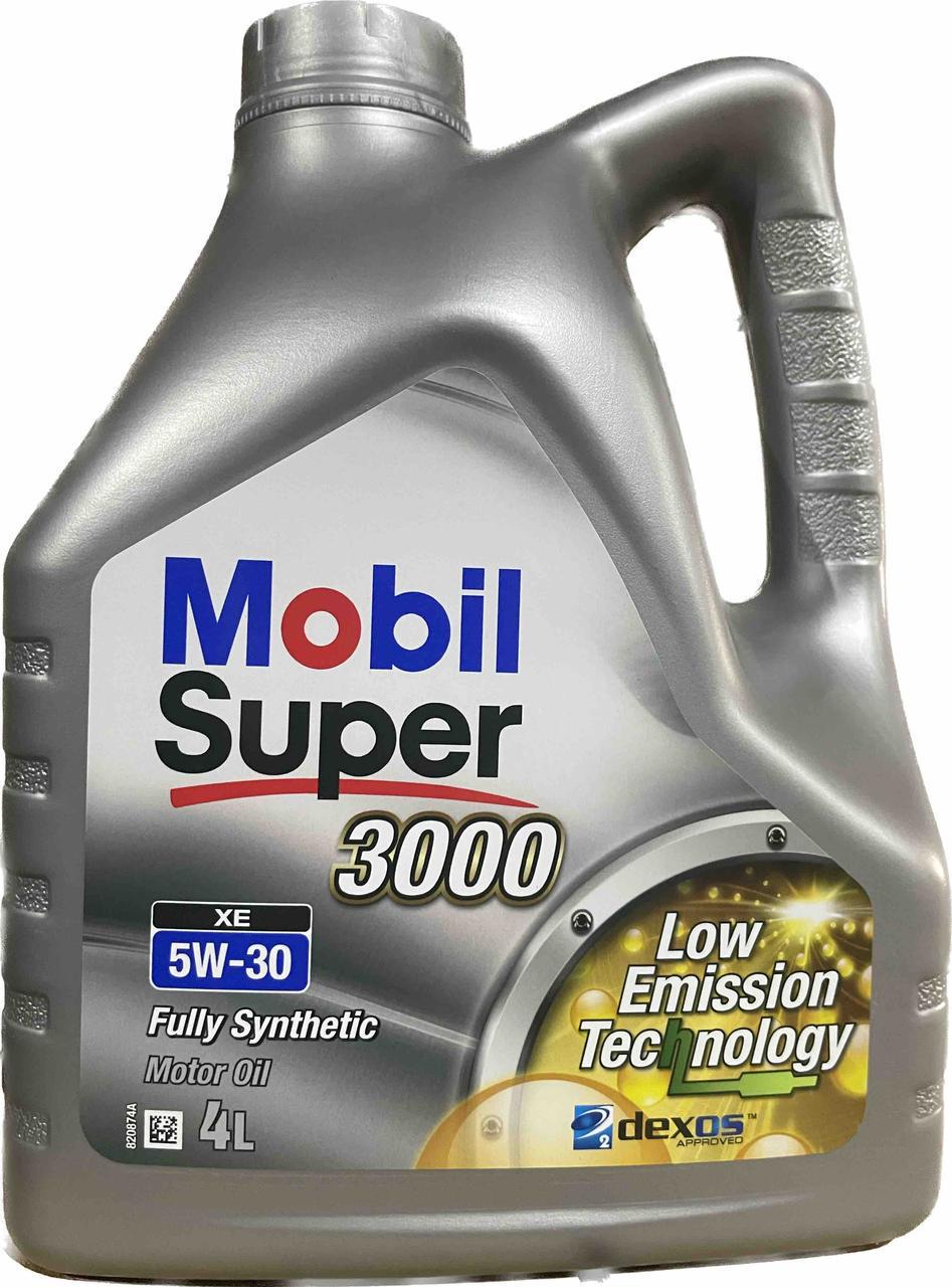 Моторное масло Mobil Super 3000 XE 5W30 4 л (151453)