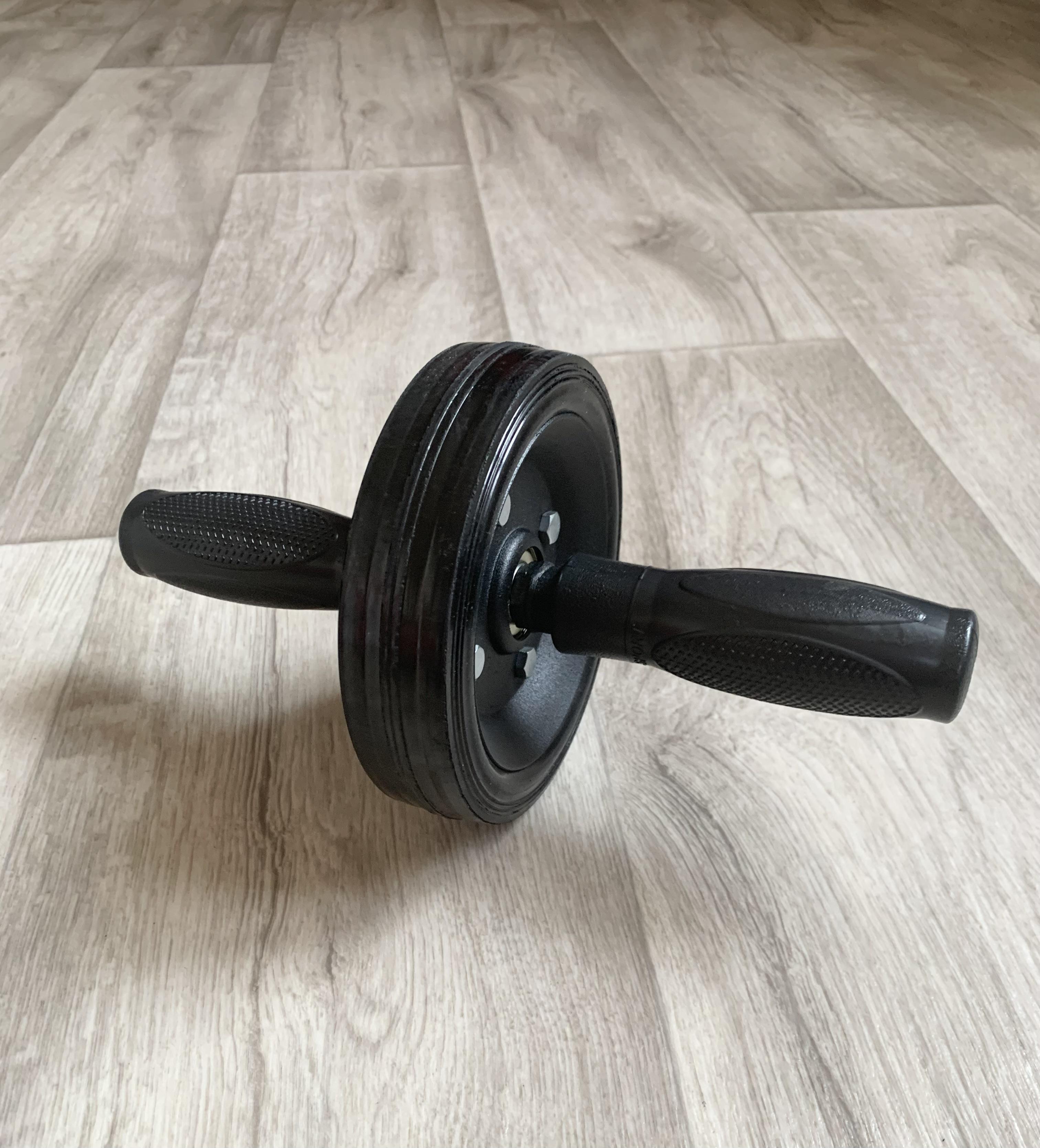 Ролик-тренажер для пресса Мощь одинарное колесо Черный бархат (31263668) Ролик-тренажер для пресса Мощь одинарное колесо Черный бархат (31263668)