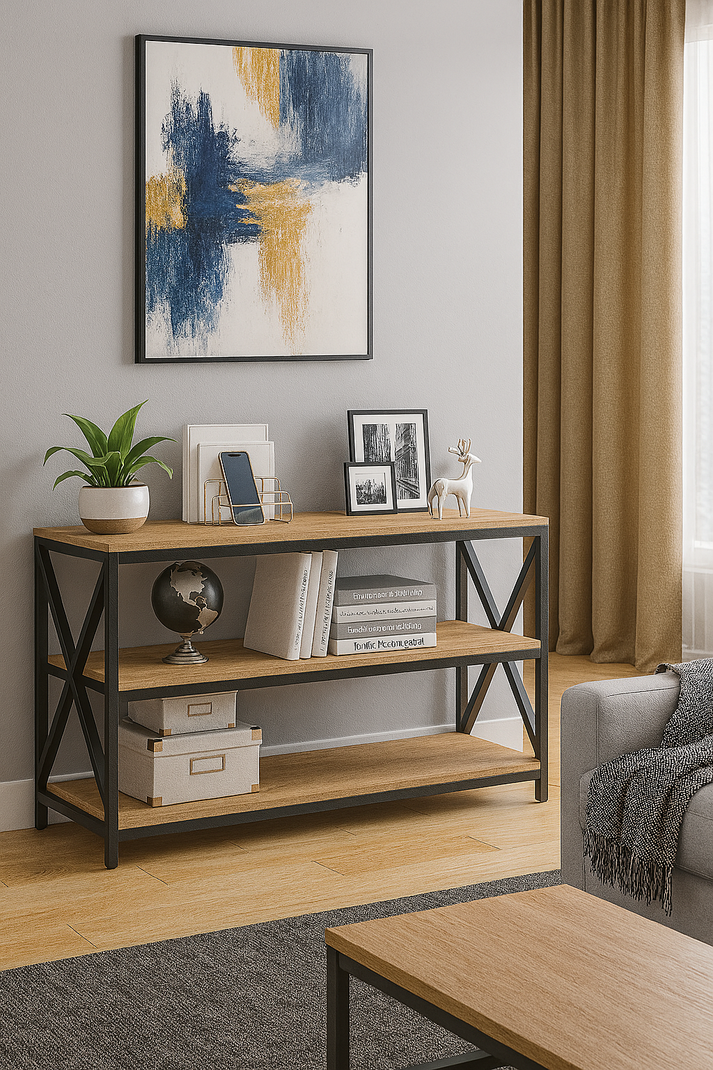 Стеллаж EcoLoft Севилья в стиле лофт (DSP-1251) Стеллаж EcoLoft Севилья в стиле лофт (DSP-1251)