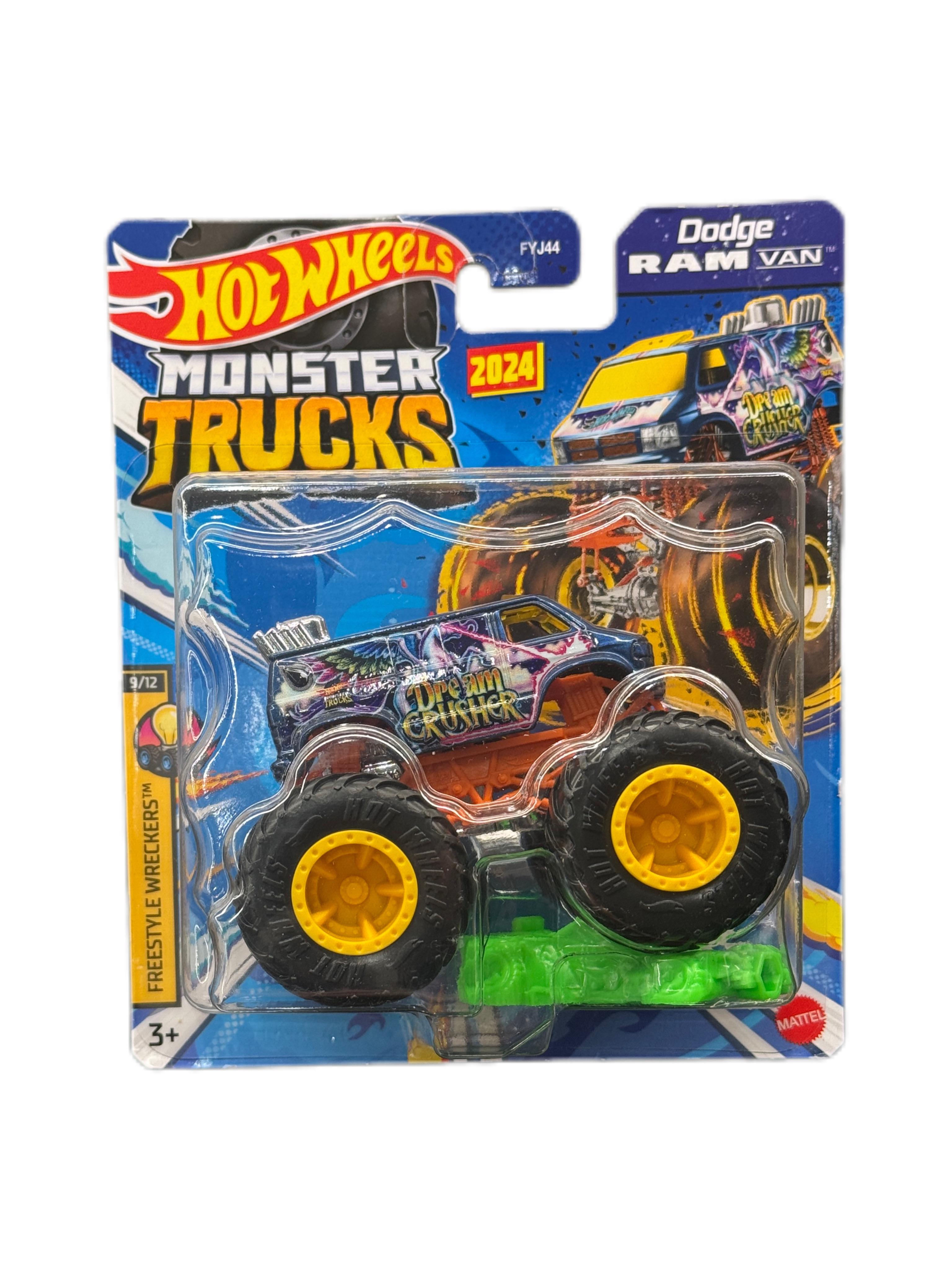 Іграшкова машинка-позашляховик Hot Wheels Monster truck Masinuta Dodge Ram Van Scara (21064858)