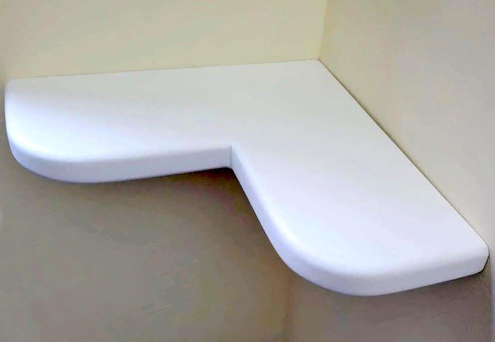 Полка для ванной из дерева Геторф 30 Зефир (ВНП/3010320)