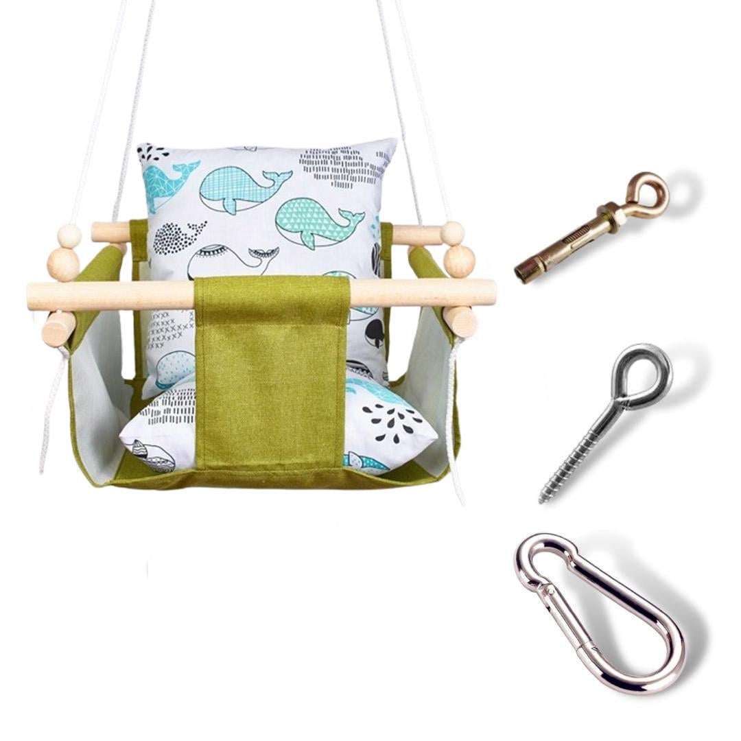 Детская качеля Infancy Киты Зеленый (9908802) Детская качеля Infancy Киты Зеленый (9908802)