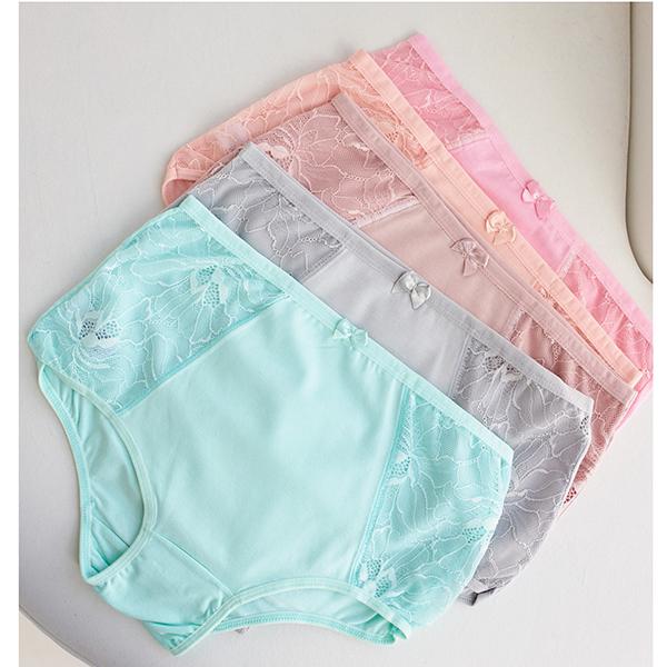 Женские трусики слипы Nicoletta L 5 шт. Однотонный (9400)