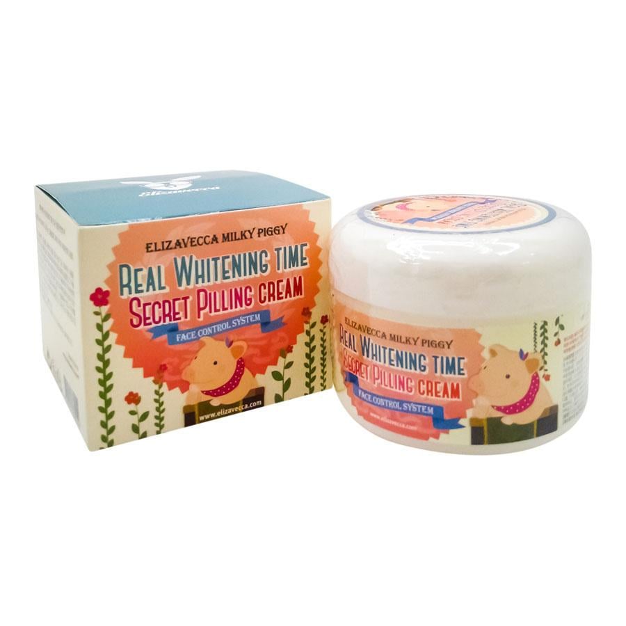 Пилинг-крем для лица Elizavecca Milky Piggy Real Whitening Time Secret Pilling Cream 100 мл