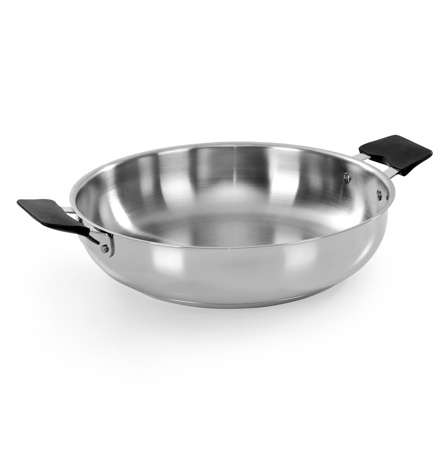 Кастрюля с крышкой Barazzoni 33 Carati Inox низкая 4, 5 л (170104028)
