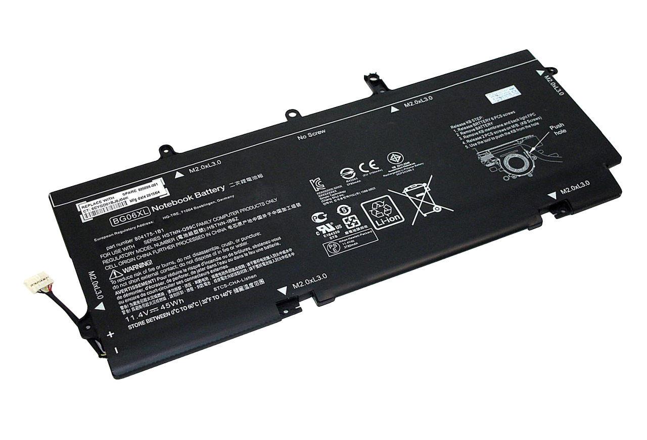Аккумулятор для ноутбука HP BG06XL EliteBook Folio G3 1040 11,4 V 3780 mAh