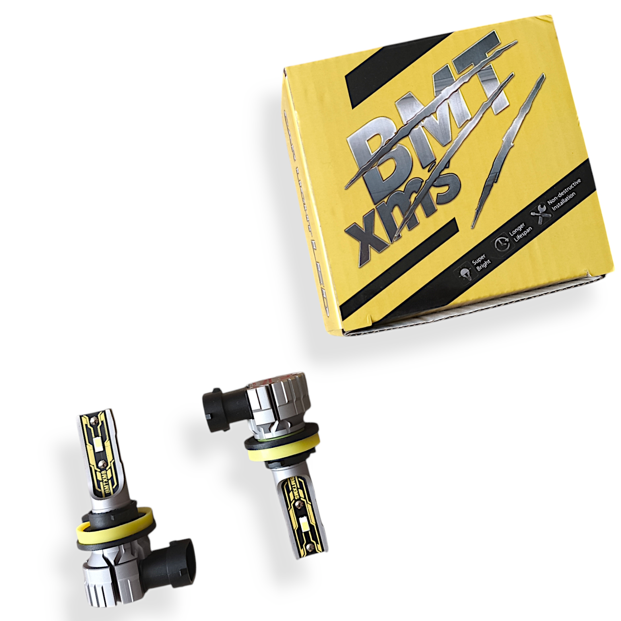 Автомобильные лампы светодиодные Bmt ms h7 без кулера с пассивным охлаждением 2 шт. 27976387) - фото 4 Автомобильные лампы светодиодные Bmt ms h7 без кулера с пассивным охлаждением 2 шт. 27976387) - фото 4