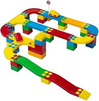 Конструктор Bamsic №3 114/24 Цветная дорога 64 детали (404) - фото 2 Конструктор Bamsic №3 114/24 Цветная дорога 64 детали (404) - фото 2