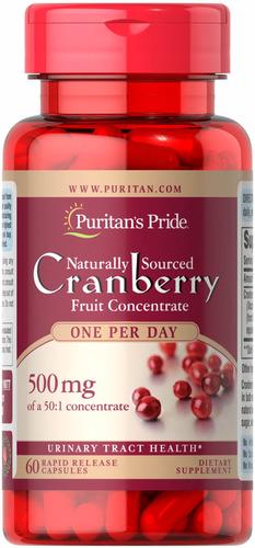 Клюква Puritan's Pride One A Day Cranberry 60 caps (19877)