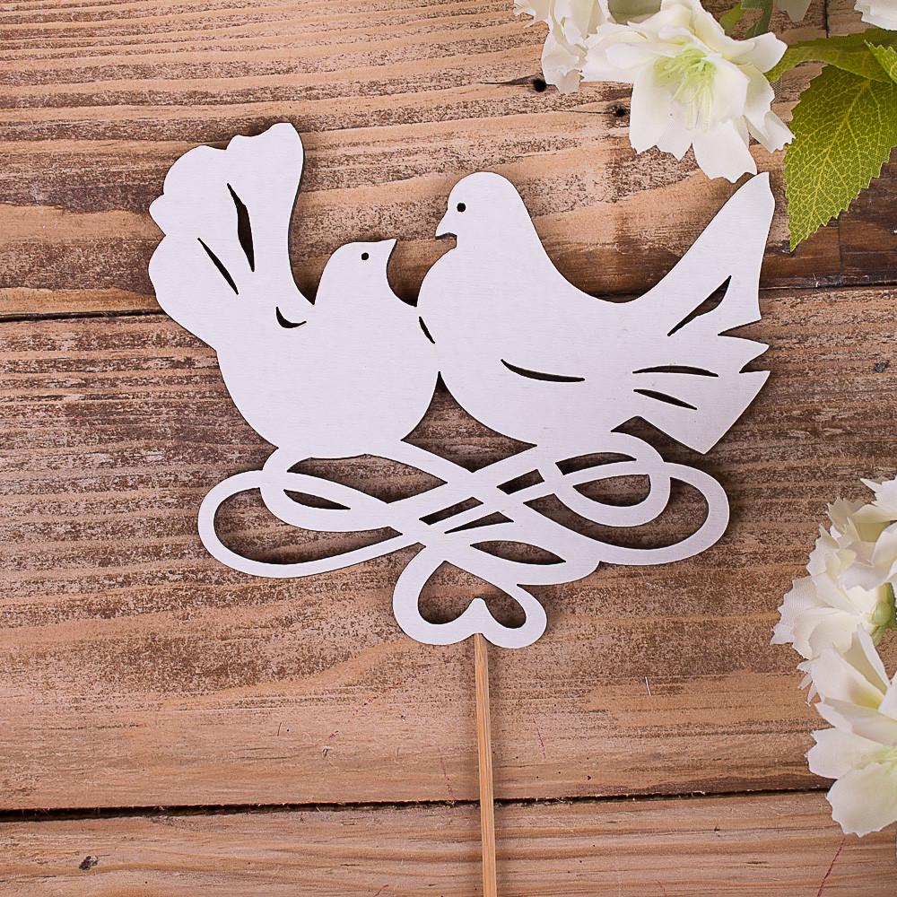 Топпер силуэты Голуби (4332-5)