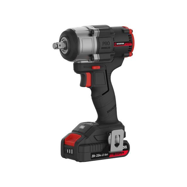 Гайкокрут ударный аккумуляторный с бесщеточным двигателем 20 В 800 Nm 1/2" без ЗУ и АКБ