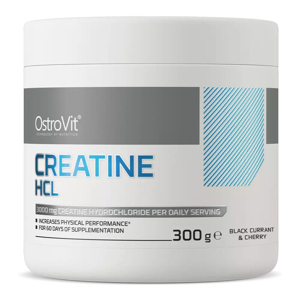 Креатин OstroVit Creatine HCL Black currant &amp/cherry 300 г