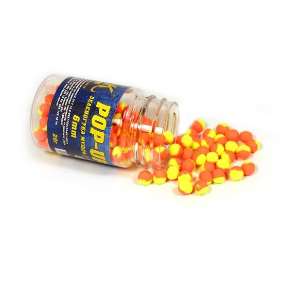 Бойл плаваючий 3KBaits Pop-up Зеленогуба мушля 6 мм 20 г (3KB1533) - фото 2 Бойл плаваючий 3KBaits Pop-up Зеленогуба мушля 6 мм 20 г (3KB1533) - фото 2