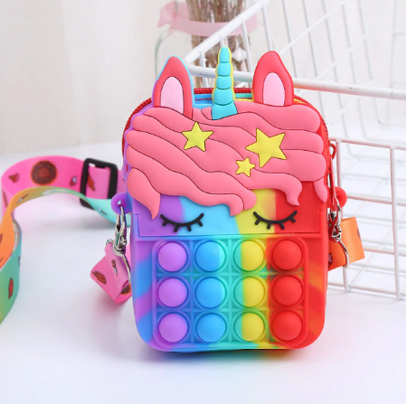 Сумка антистресс Pop It Единорог (22247)