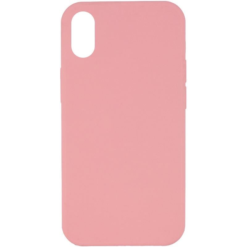 Протиударний Чохол Silicone Case Full Protective (AA) для Apple iPhone X / XS (5.8") Pink