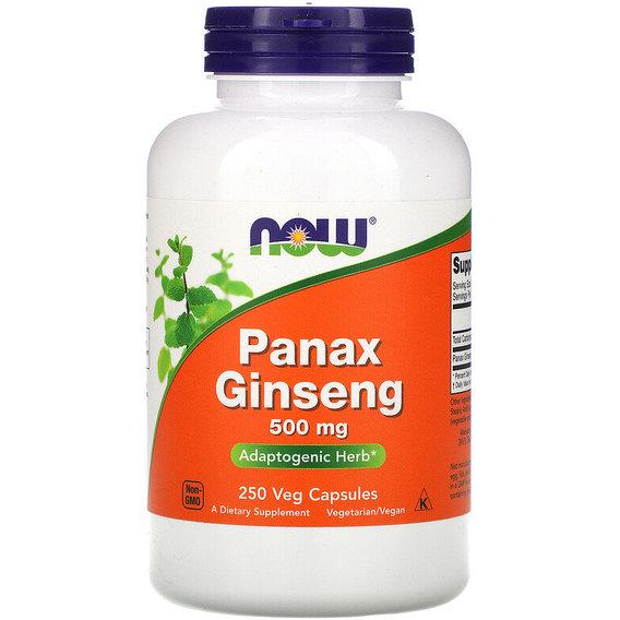 Комплекс профилактики нервной системы Now Foods Panax Ginseng 500 мг 250 вег. капс. (000003209)