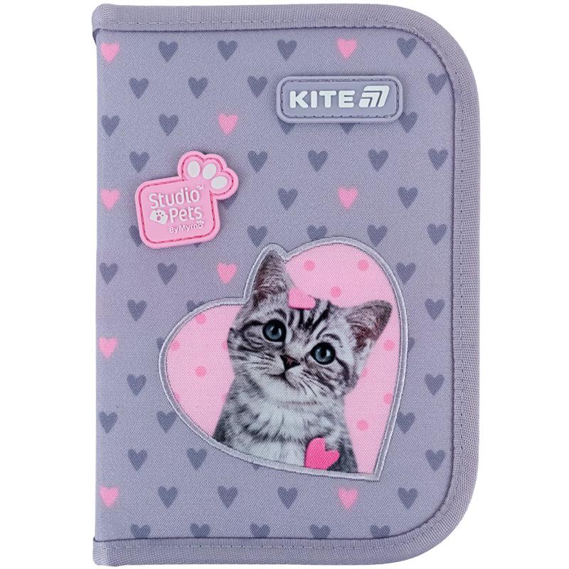 Пенал без наполнения Kite Studio Pets 1 отделение 1 отворот (SP25-621)