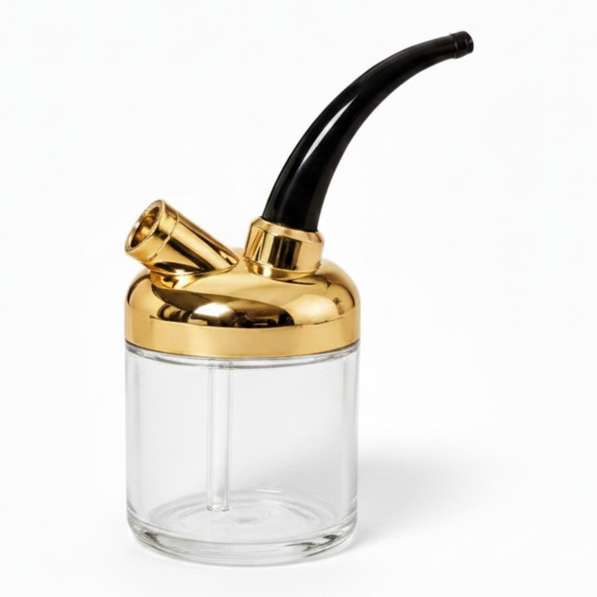 Кальян-міні Nanzihan NZH-218 1 з водяним фільтром Gold (07843)