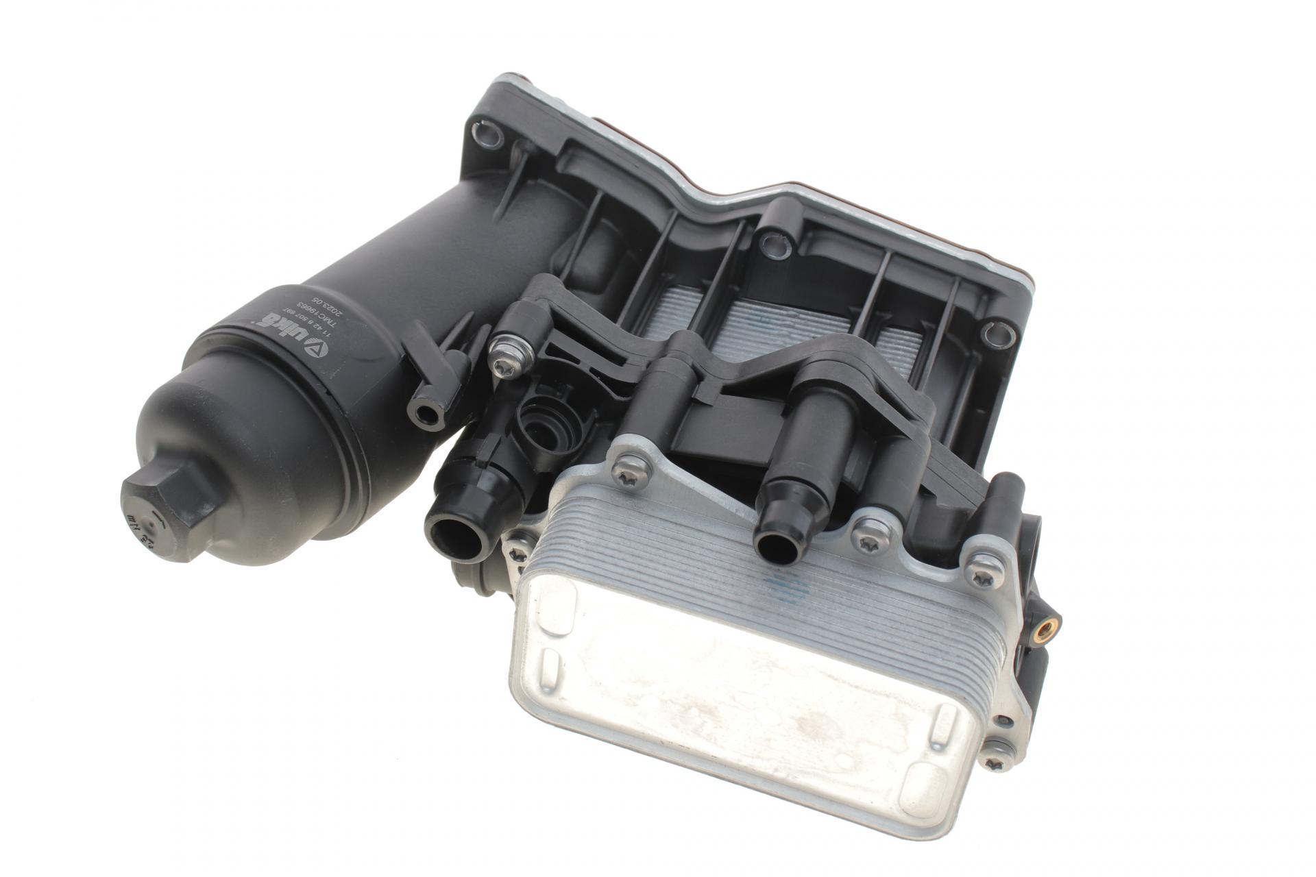Корпус фильтра масляного с радиатором BMW 1F20/F21/2F22/F87/3E90/E91/4F32/F82 1,6D/2,0D/3,0D 06- N47- (29607901)