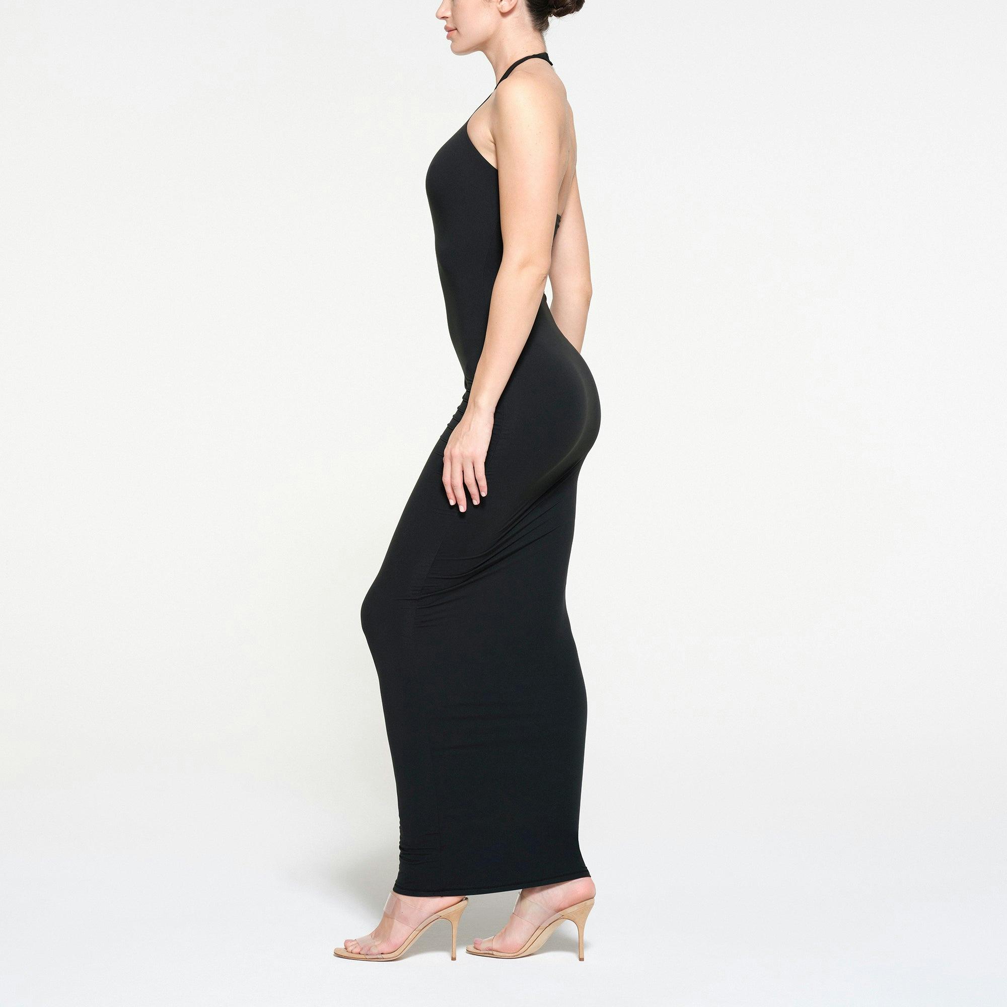 Сукня Skims Fits everybody Halter long dress XS Onyx (22107943) - фото 3