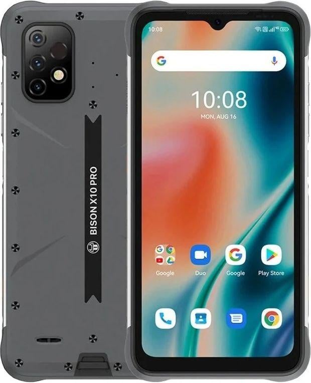 Смартфон Umidigi Bison X10 Pro 4/128Gb Storm Gray (E02877) - фото 1