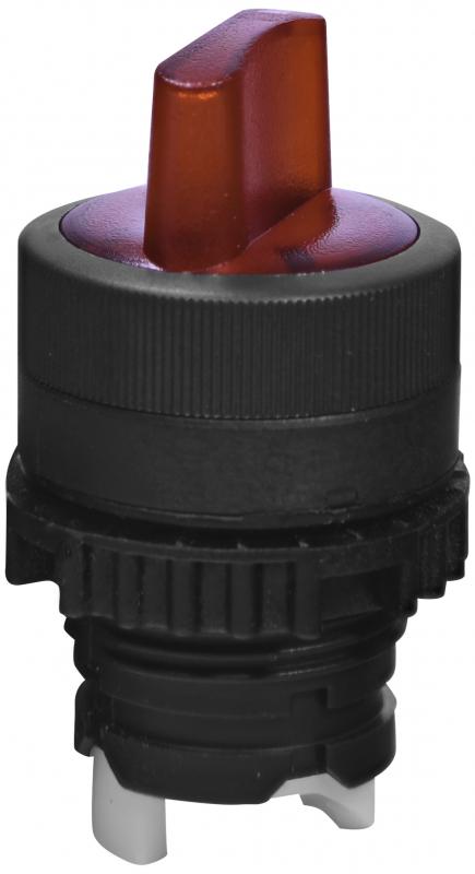 Переключатель ETI NSE-S2I-F90-R I-O 22 мм с подсветкой 2 положения с фиксацией Красный (4774090)