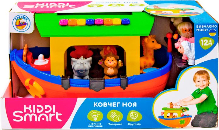 Игровой набор Kiddi Smart Ковчег Ноя украинский язык (063404)