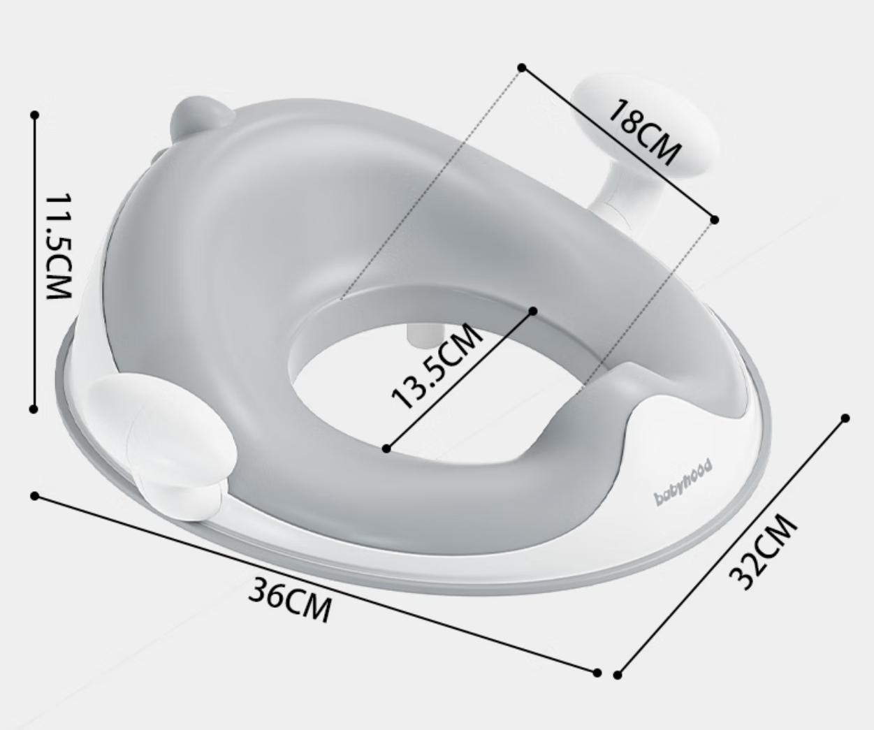 Накладка на унітаз Динозаврик з поліуретановим кільцем Babyhood BH-127G Сірий (29397308) - фото 2 Накладка на унітаз Динозаврик з поліуретановим кільцем Babyhood BH-127G Сірий (29397308) - фото 2