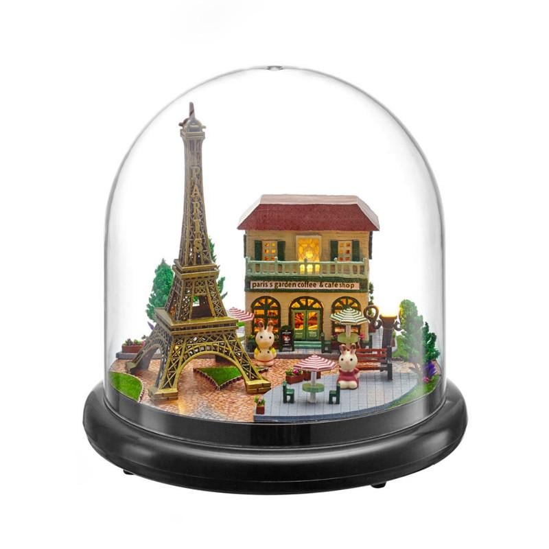Кукольный дом конструктор под куполом DIY Cute Room ZQW-2018 Свидание в Париже