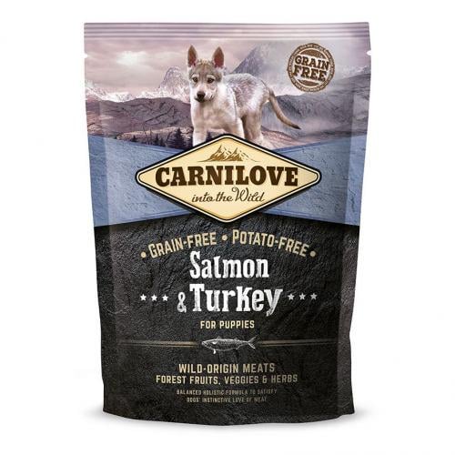 Корм для щенков сухой Carnilove Salmon&Turkey Puppy с лососем и индейкой 1,5 кг (150822)