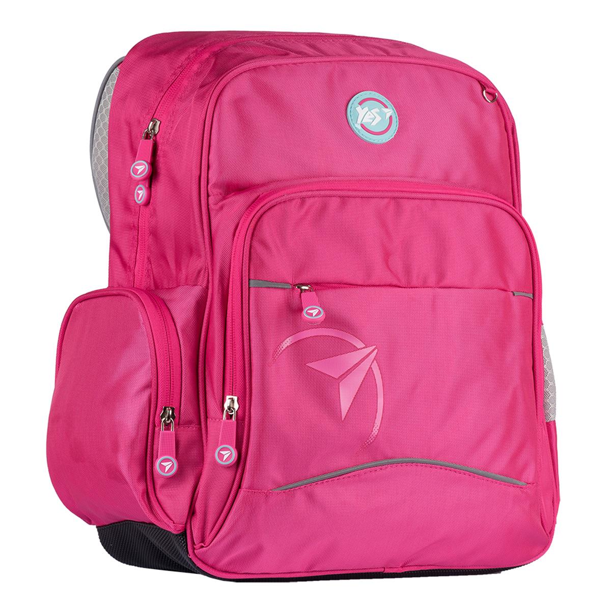 Рюкзак школьный YES College time 39х32х15 см 19 л Розовый (557873) Рюкзак школьный YES College time 39х32х15 см 19 л Розовый (557873)