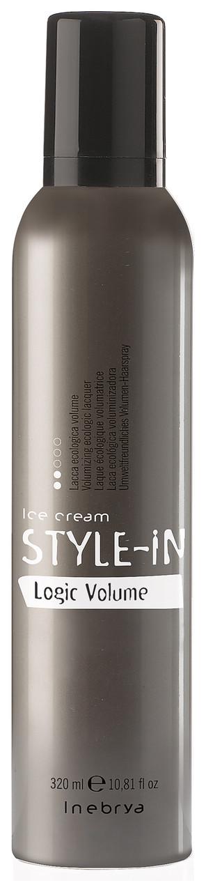 Лак для объема волос легкой фиксации Inebrya Style-In Logic Volume 320 мл (1263854115)