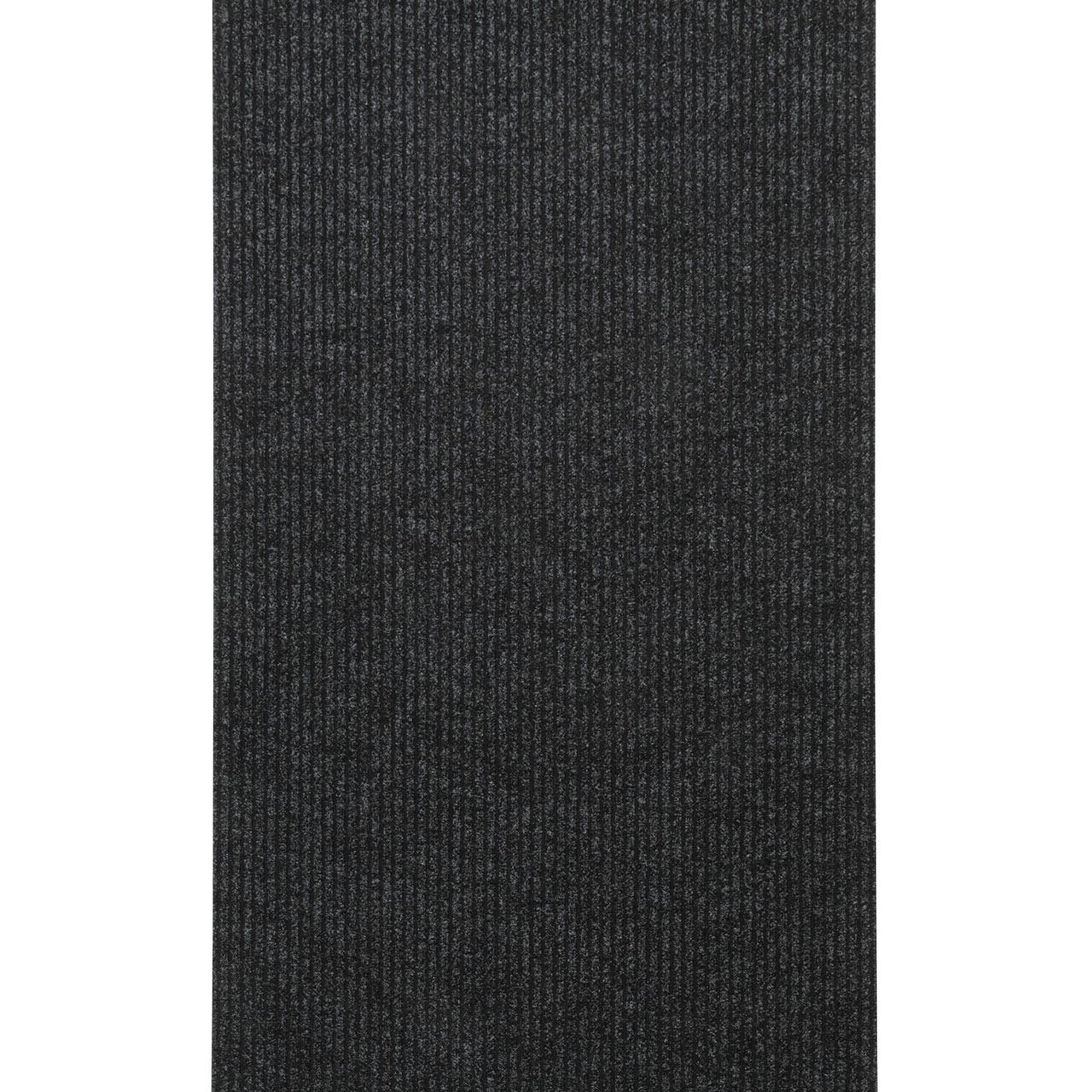 Ковер грязезащитный с ворсом на резиновой основе DAKARIA Vebe Sheffield Run 50 0,8x1,2 м Черный (00-00016897) - фото 1